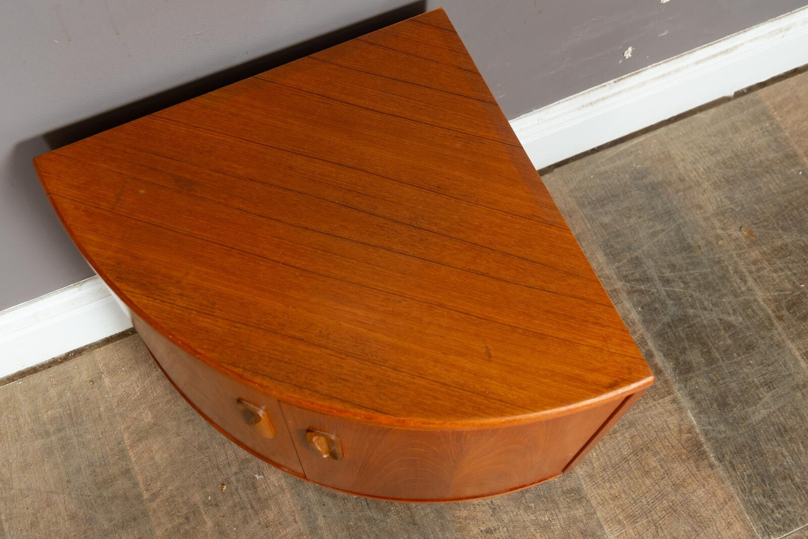 Vintage Retro G Plan Fresco Teak Corner Units Bedside Tables