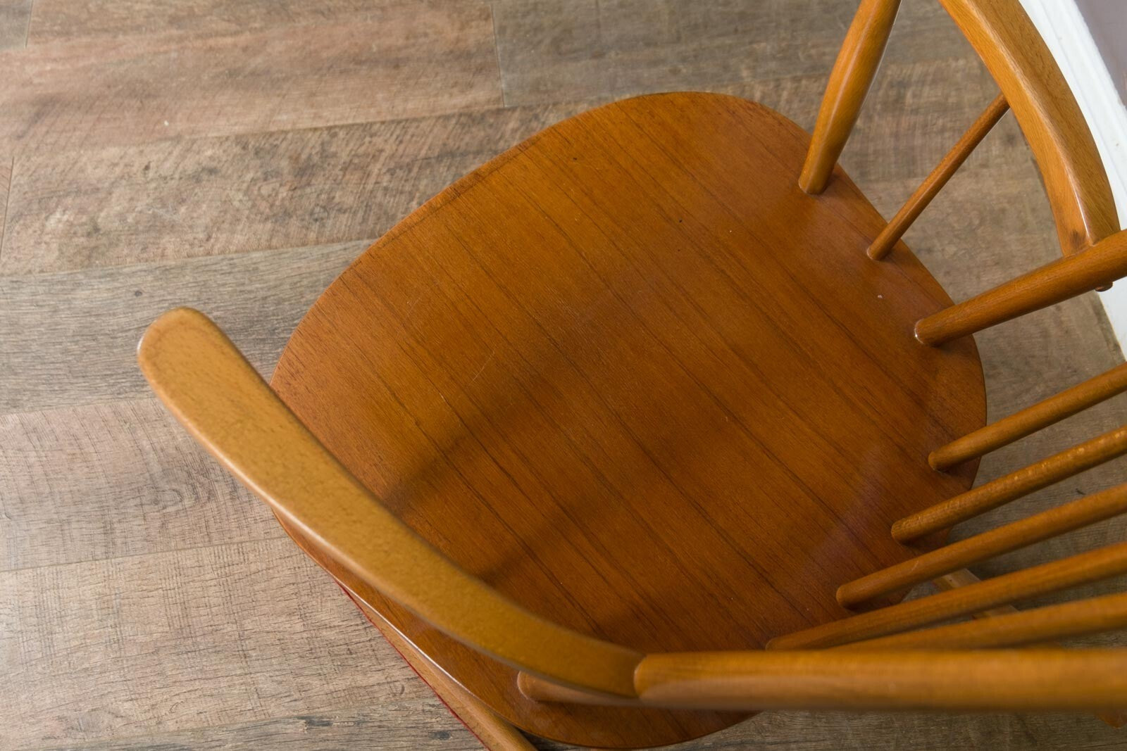 Vintage Retro Mid Century Stoe Danish Style Rocking Chair