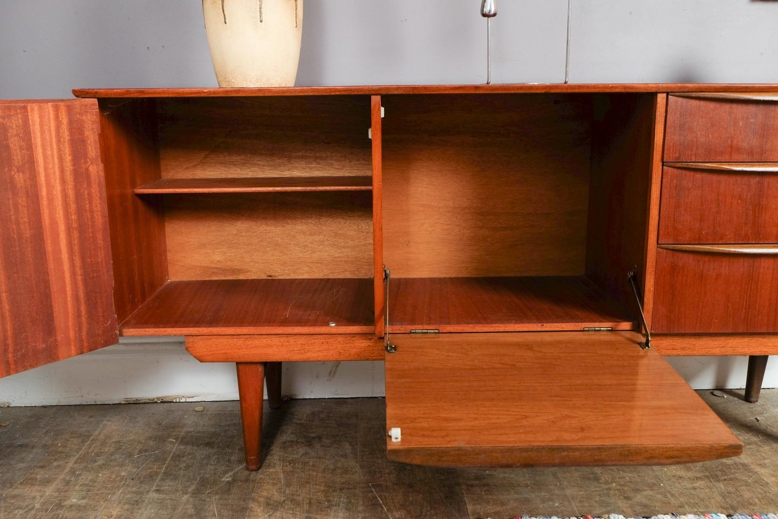 Vintage Retro Mid Century Teak Sideboard by Morris of Glasgow