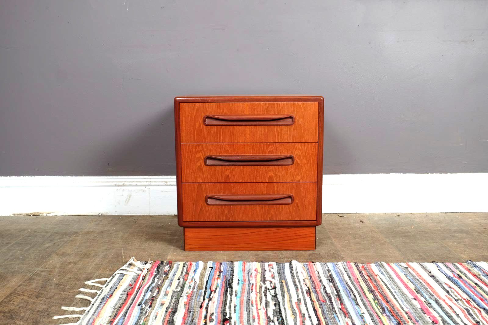 Vintage Retro G Plan Fresco 3 drawer Chest of Drawers Bedside