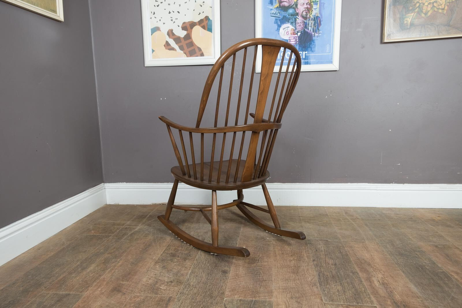 Vintage Retro Ercol Golden Dawn Chairmakers Rocking Chair Model 912