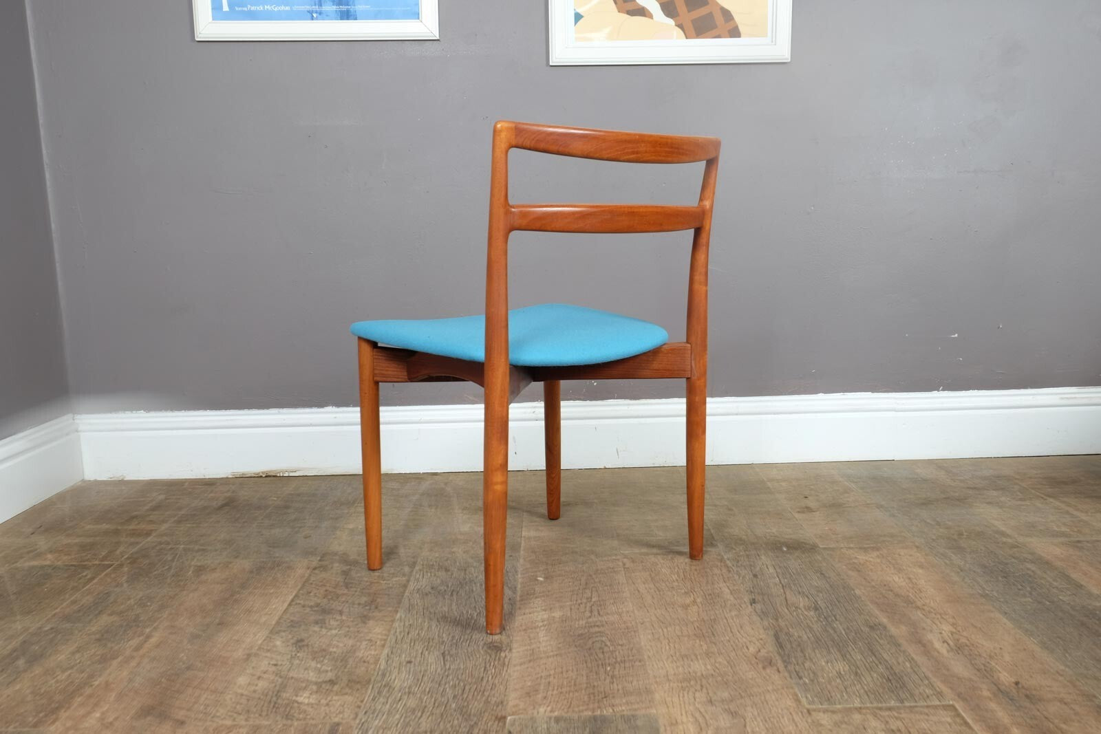 Vintage Set of 4 Teak Dining Chairs by Randers Model 61
