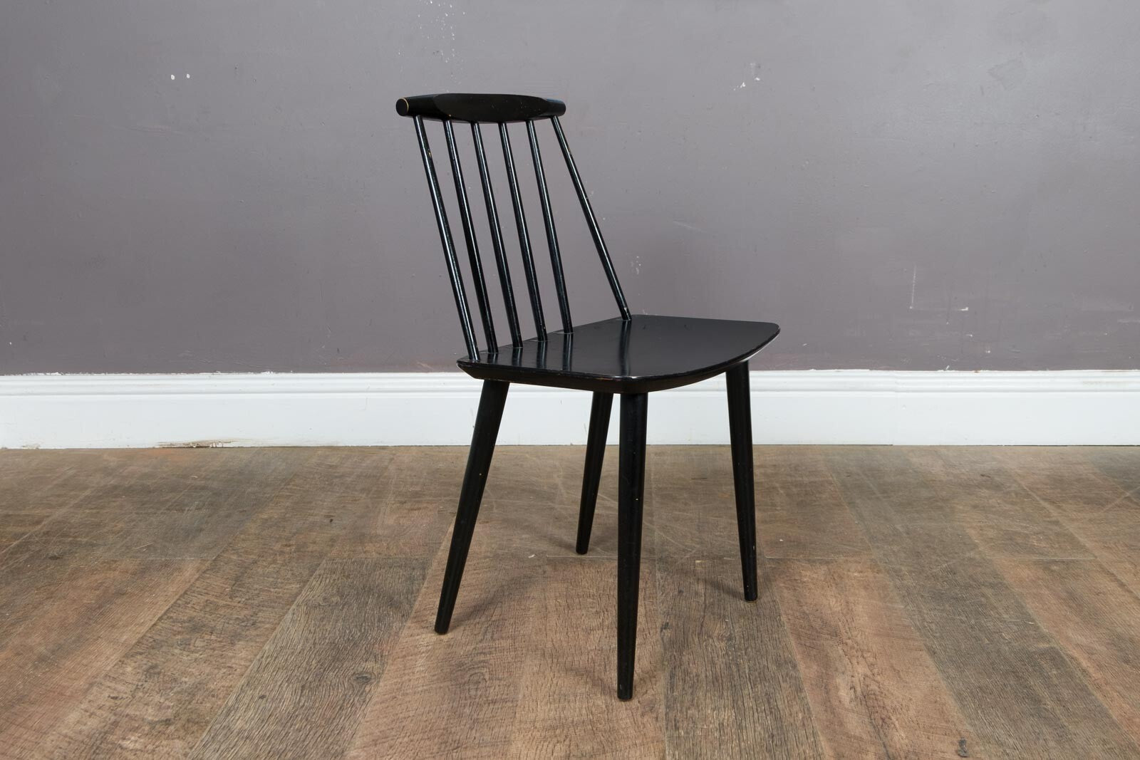 Vintage Retro Set of 4 J77 dining chairs by Folke Palsson for FDB Mobler