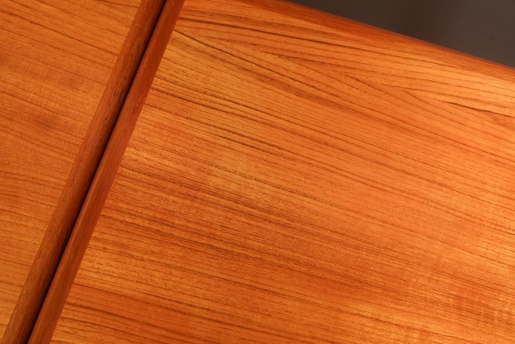 Vintage Retro Danish Teak Extending Dining Table by Gudme mobel Fabrik