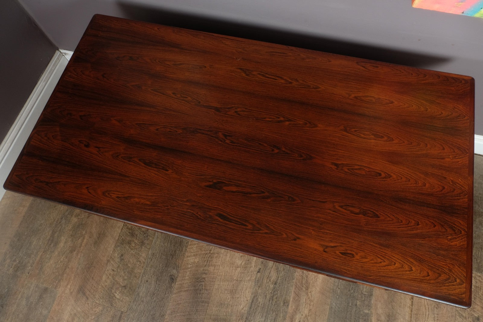 Vintage Danish Rosewood Desk Model 75 by Omann Jun