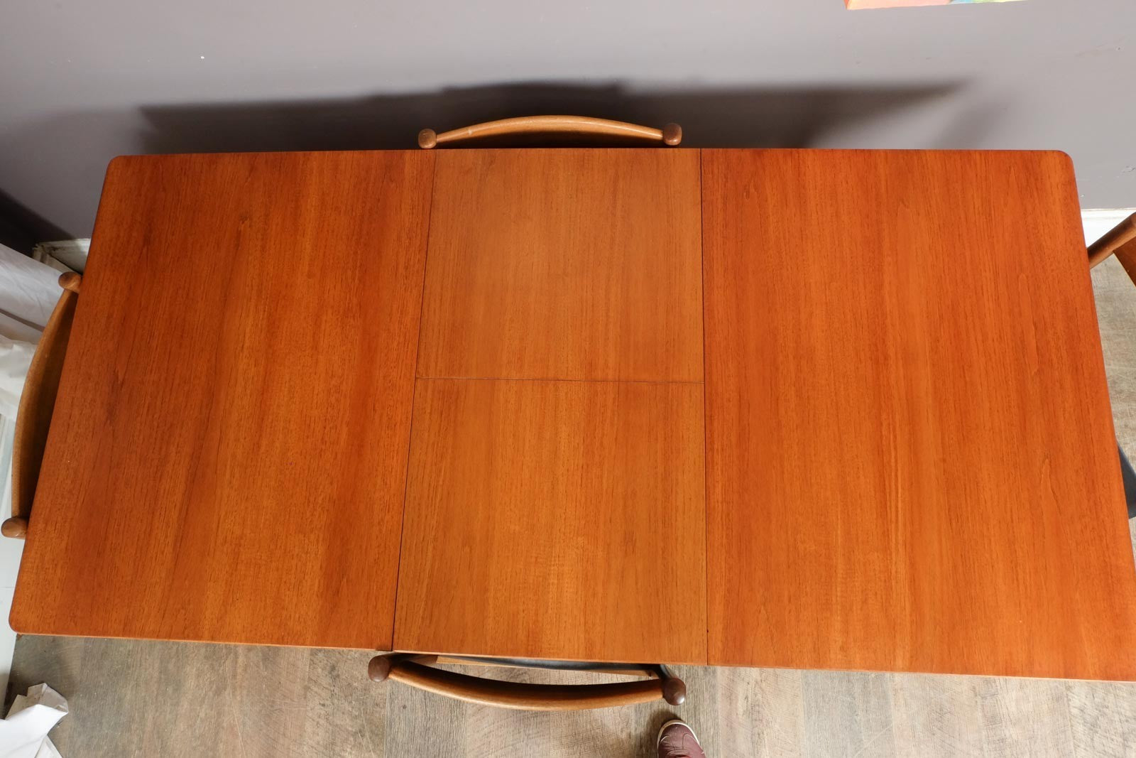 Vintage Retro McIntosh Teak Extending Dining Table and 4 Chairs