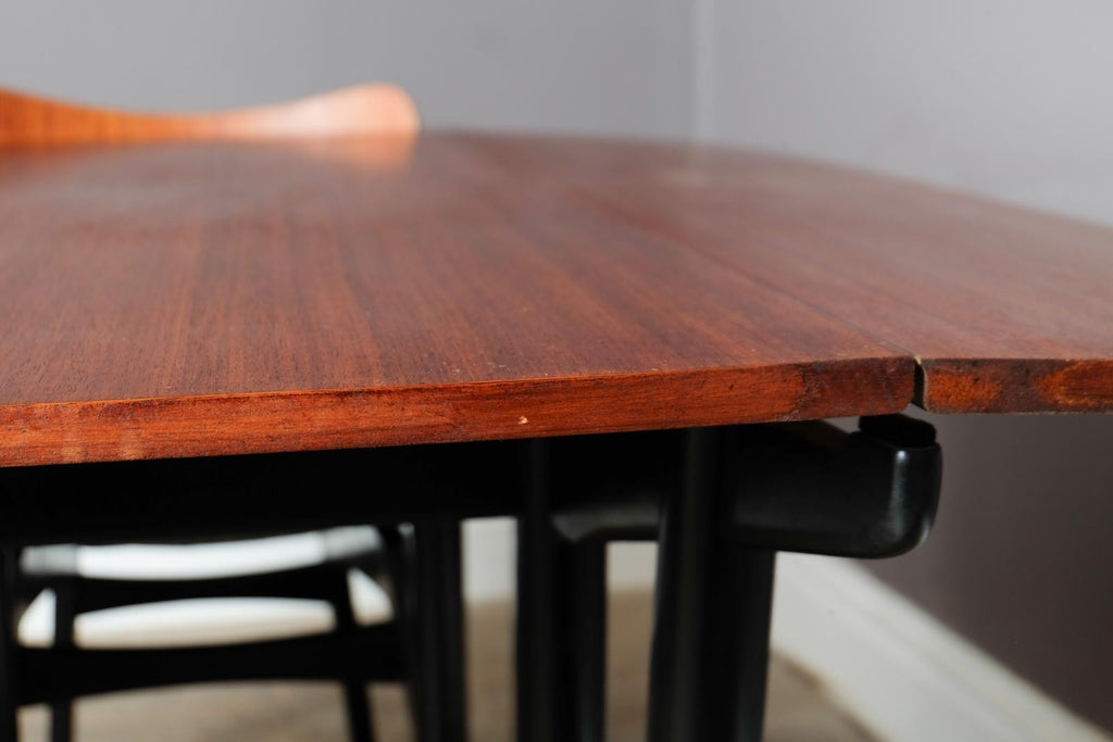 Vintage Retro G Plan Librenza Drop Leaf Dining Table and 4 Butterfly Chairs