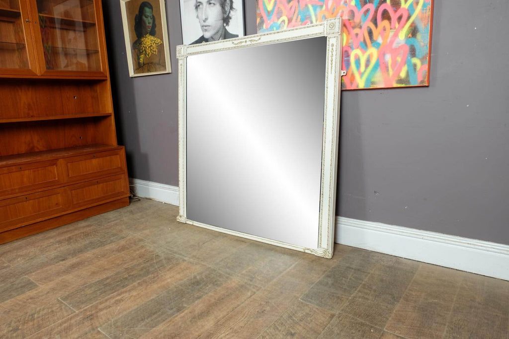 Vintage Retro Antique Overmantle Mirror