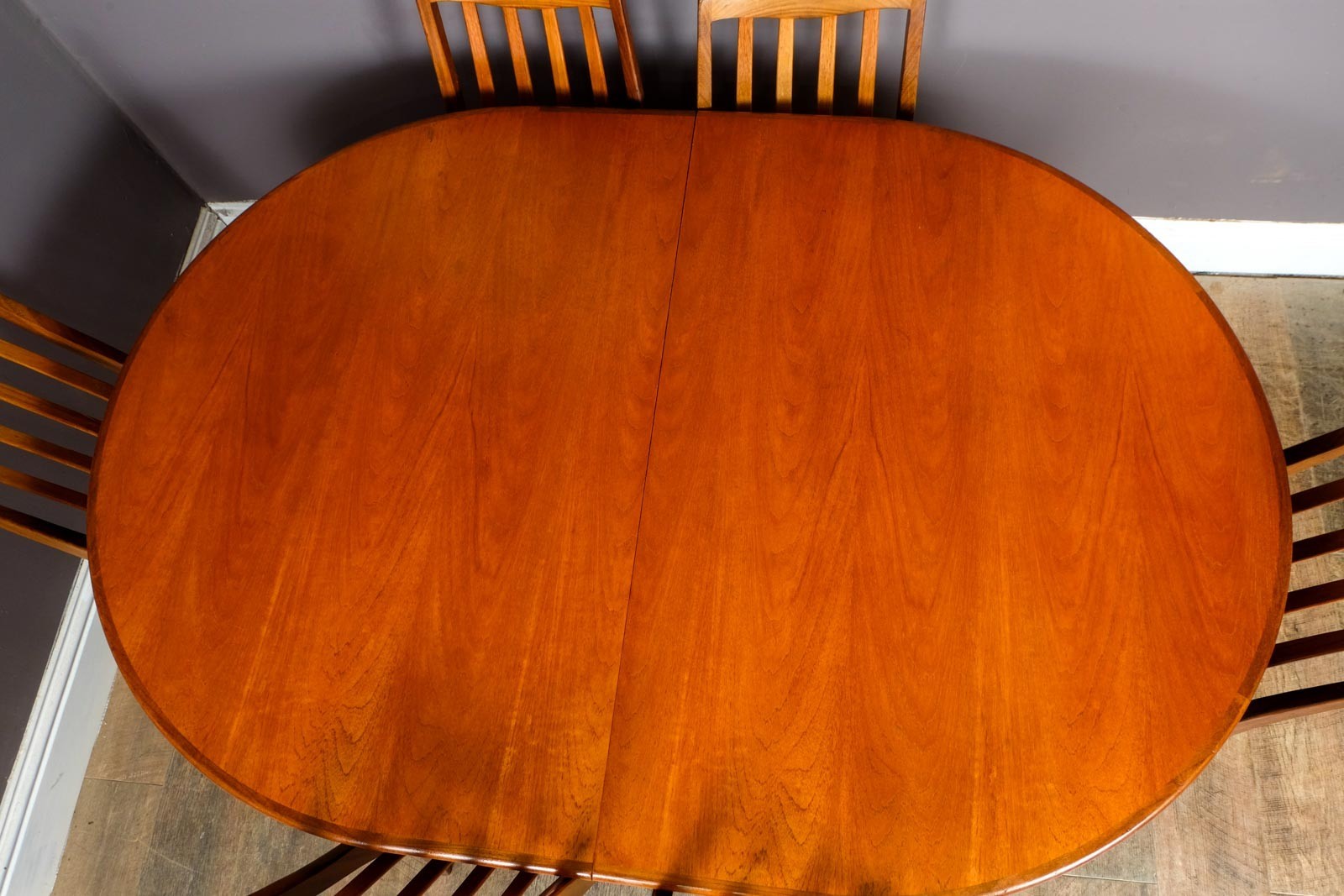 Vintage Retro G Plan Fresco Oval Dining Table and 6 High Back Chairs VB Wilkins