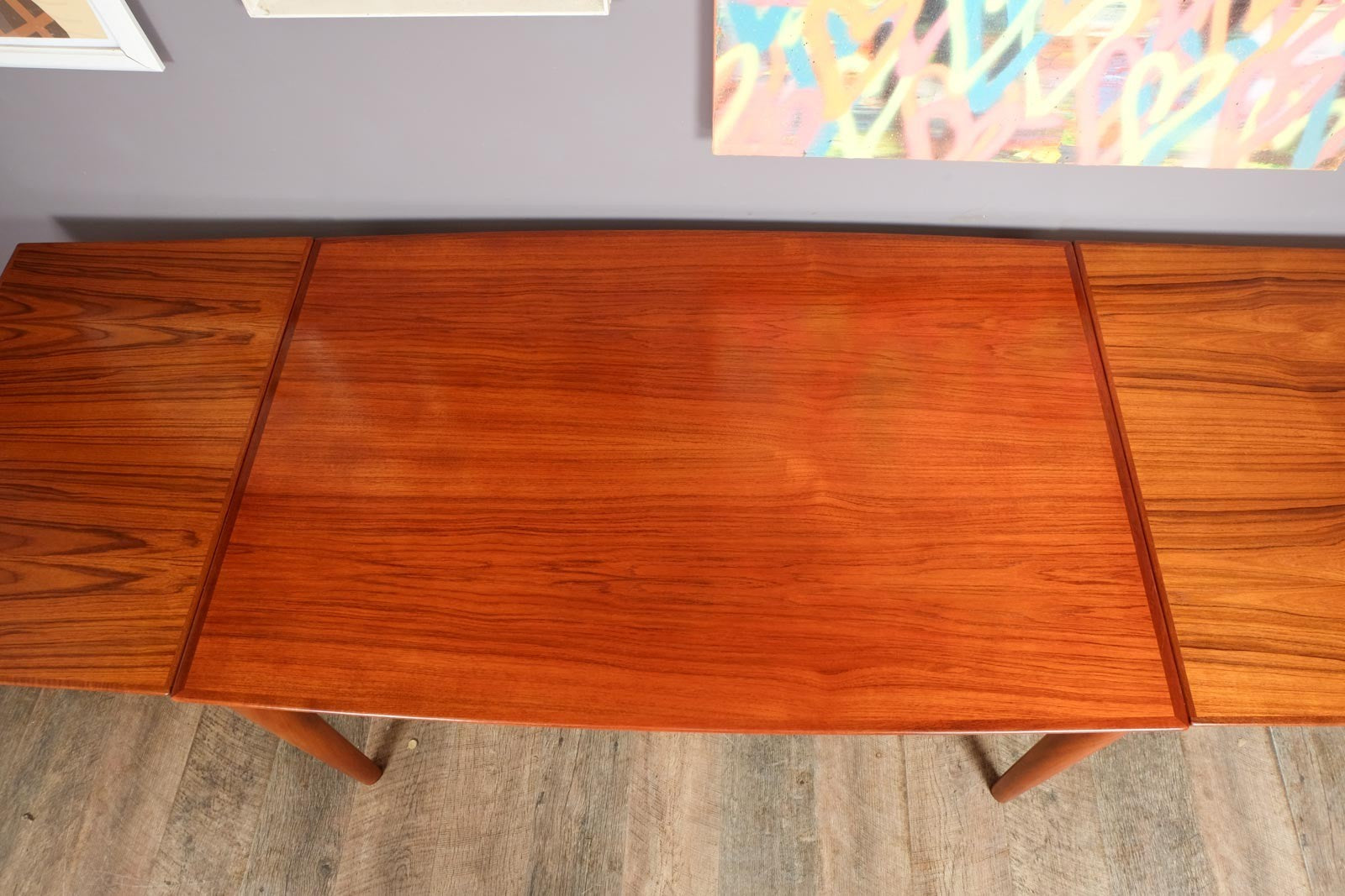 Vintage Danish Extending Teak Dining Table by Grete Jalk for Glostrup