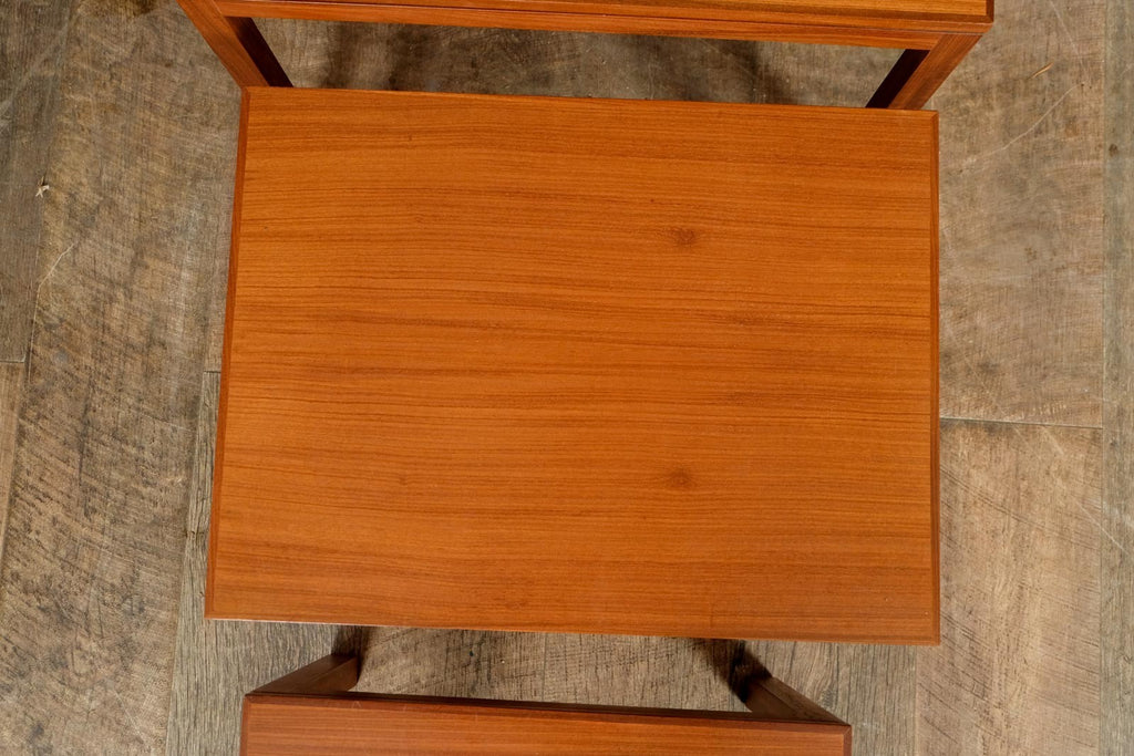 Vintage Retro Teak Nest of Tables by Remploy