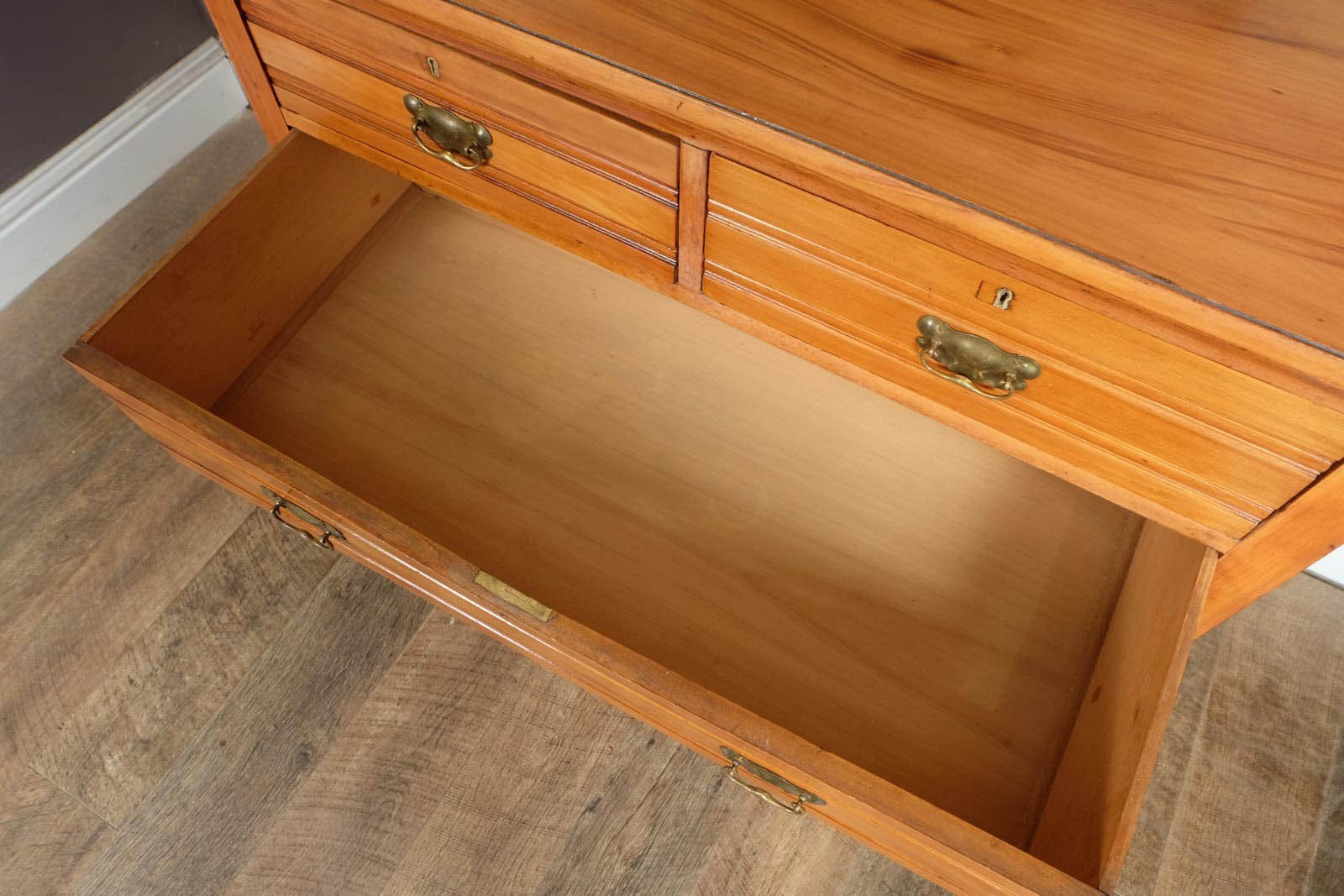 Vintage Edwardian Satinwood Chest of Drawers