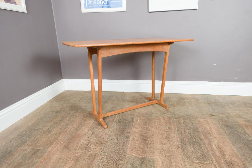 Vintage Light Oak Console Table Edward Barnsley Borge Mogensen