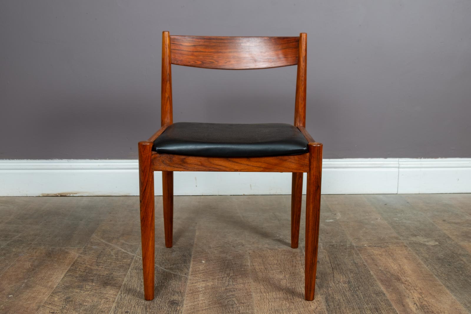 Vintage Retro set of 4 Danish Rosewood Dining Chairs