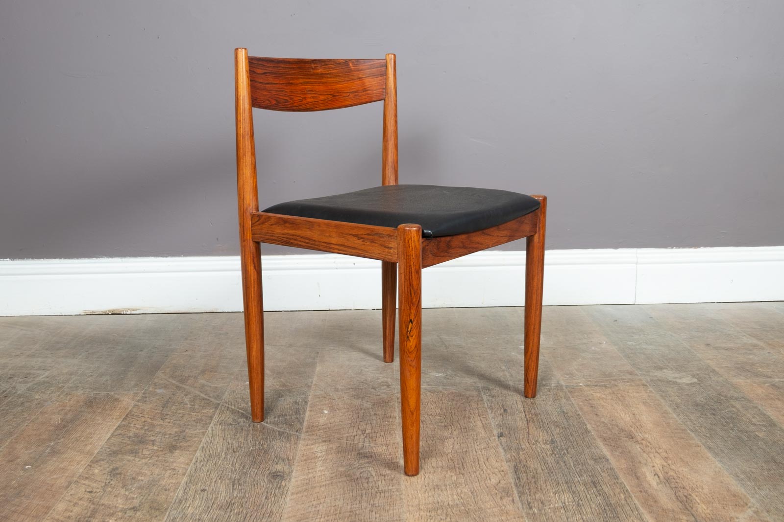 Vintage Retro set of 4 Danish Rosewood Dining Chairs