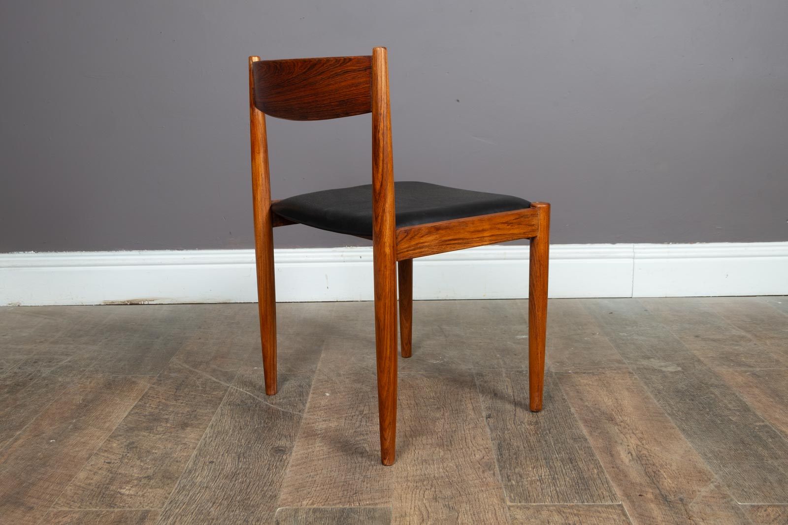 Vintage Retro set of 4 Danish Rosewood Dining Chairs
