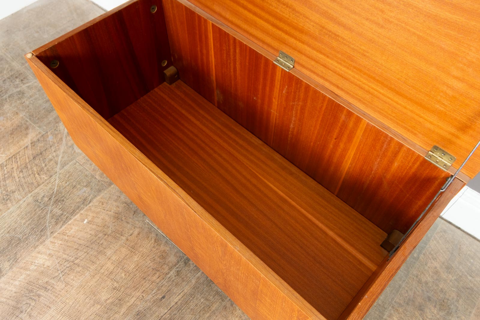 Vintage Retro Mid Century Teak Blanket Box