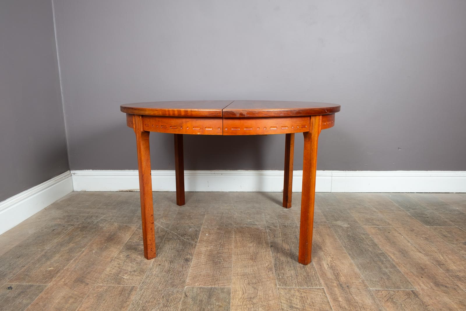 Vintage Retro Mid Century Rosewood Scandi Extending Dining Table by Troeds