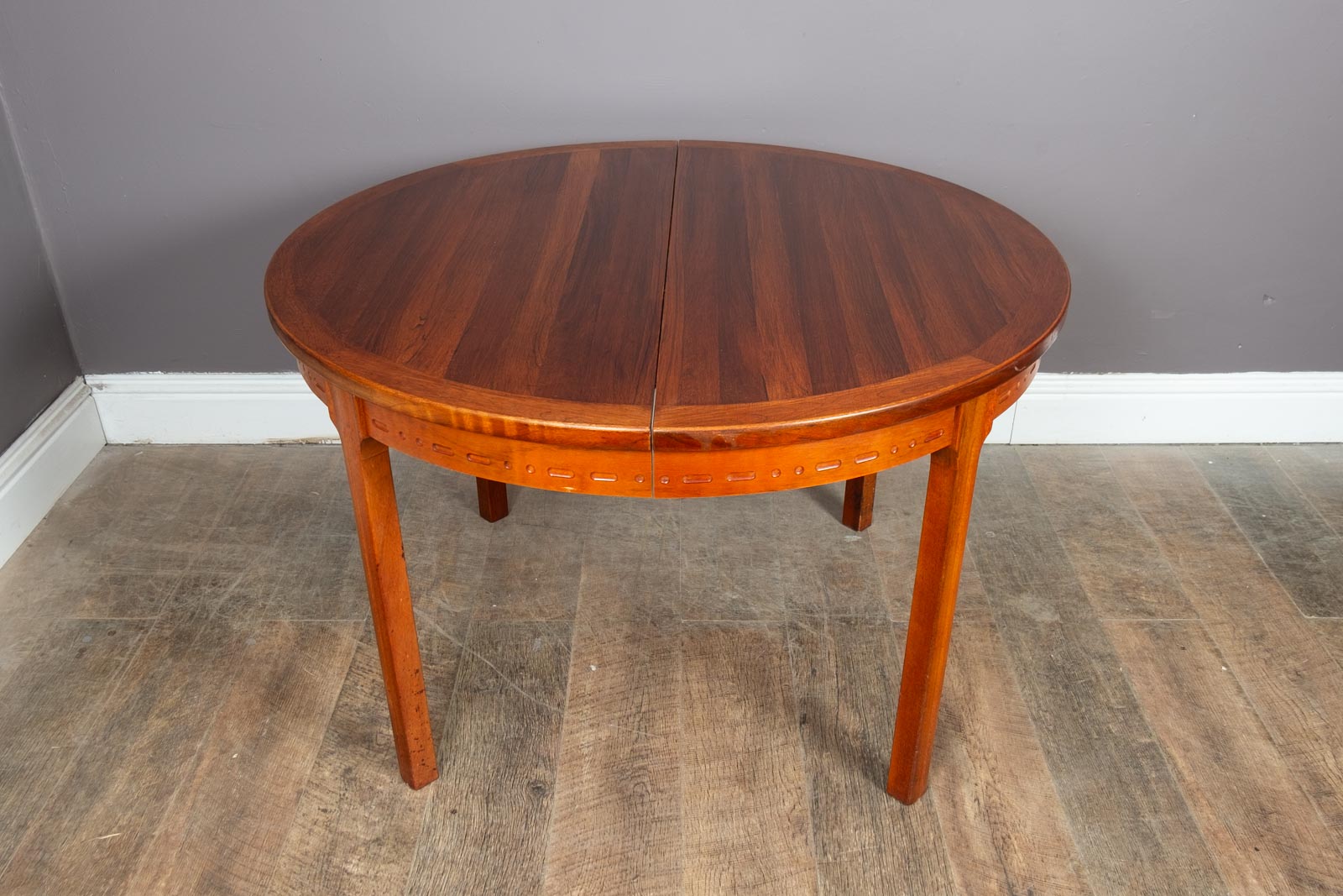 Vintage Retro Mid Century Rosewood Scandi Extending Dining Table by Troeds