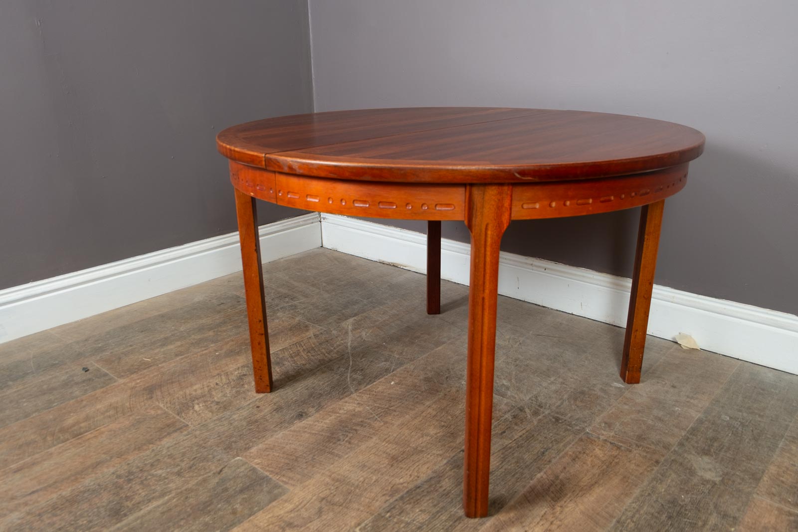Vintage Retro Mid Century Rosewood Scandi Extending Dining Table by Troeds