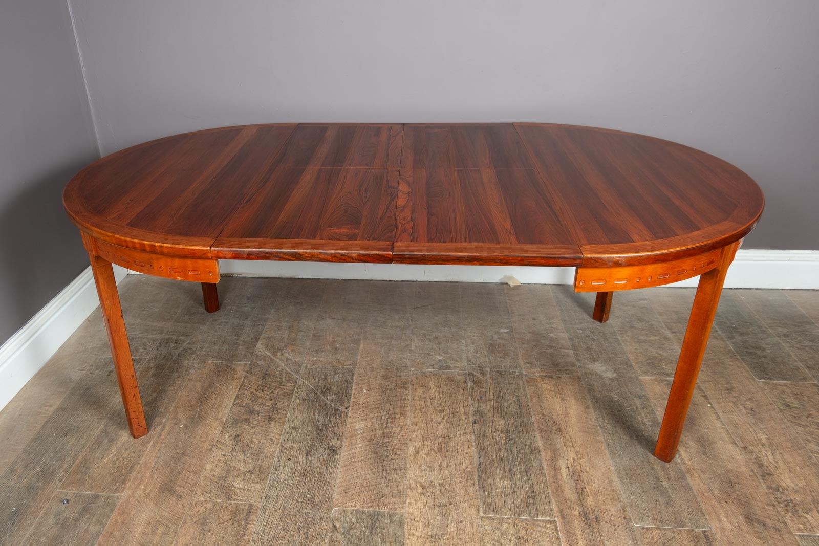 Vintage Retro Mid Century Rosewood Scandi Extending Dining Table by Troeds