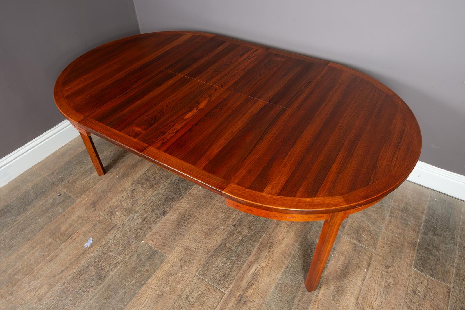 Vintage Retro Mid Century Rosewood Scandi Extending Dining Table by Troeds