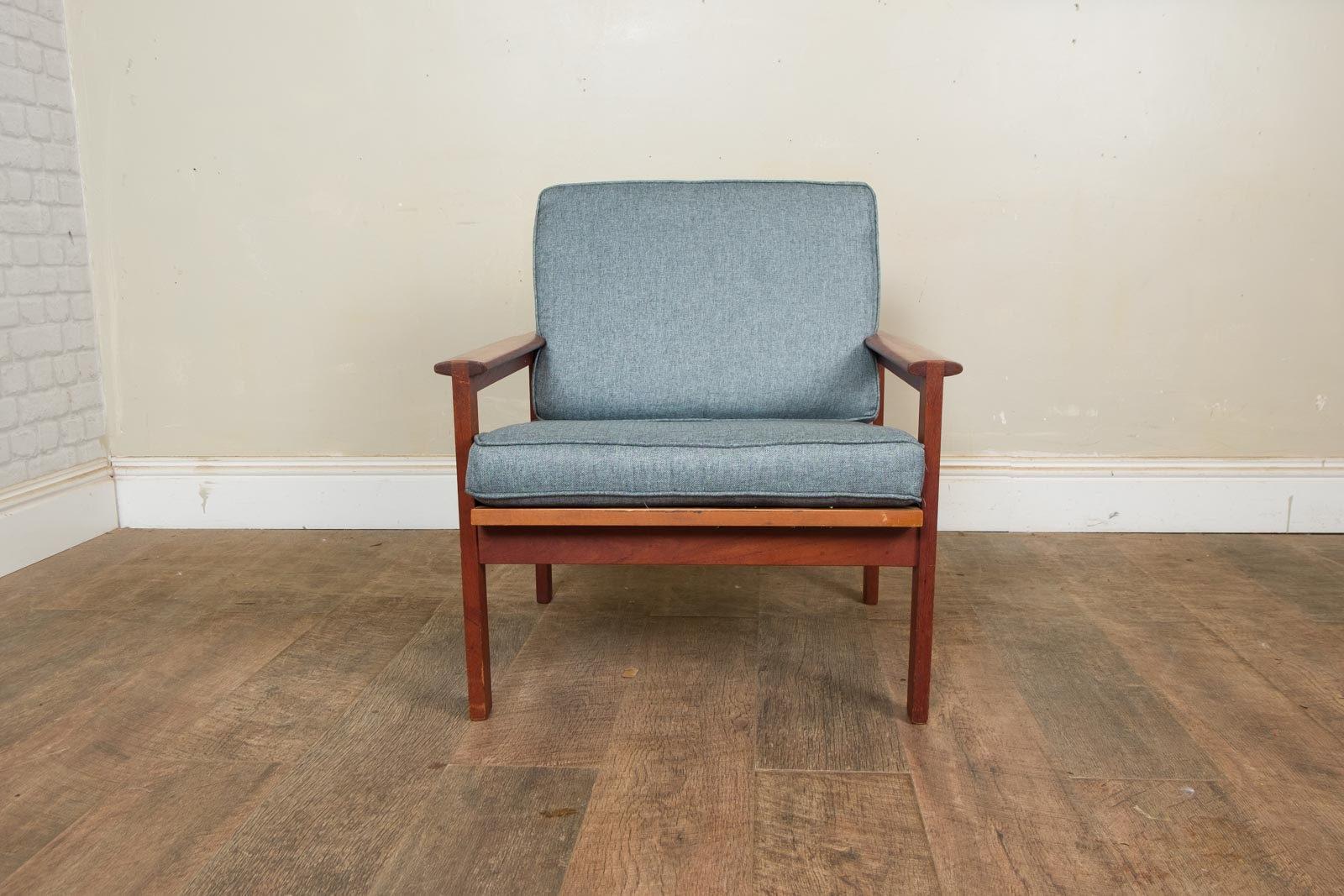 Pair of Danish Teak 'Capella' Lounge Chairs Armchairs by Illum Wikkelso