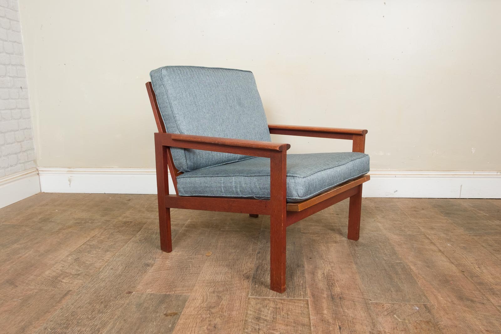 Pair of Danish Teak 'Capella' Lounge Chairs Armchairs by Illum Wikkelso