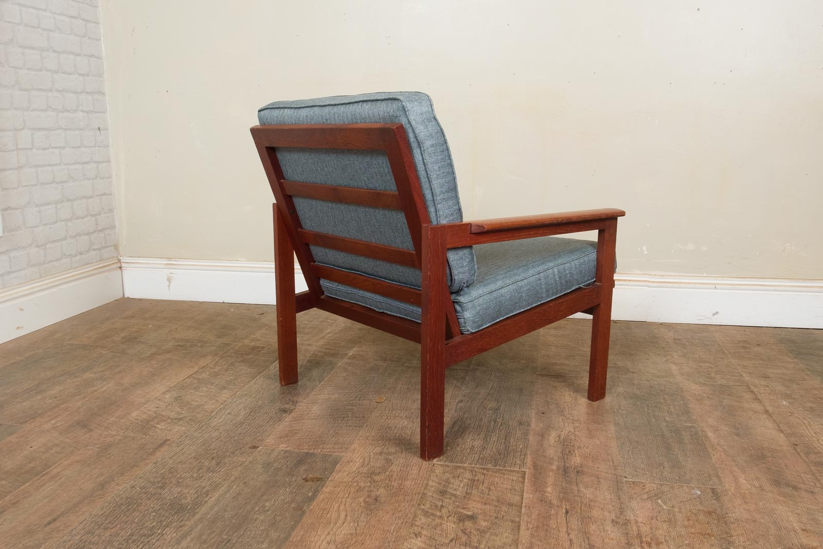 Pair of Danish Teak 'Capella' Lounge Chairs Armchairs by Illum Wikkelso