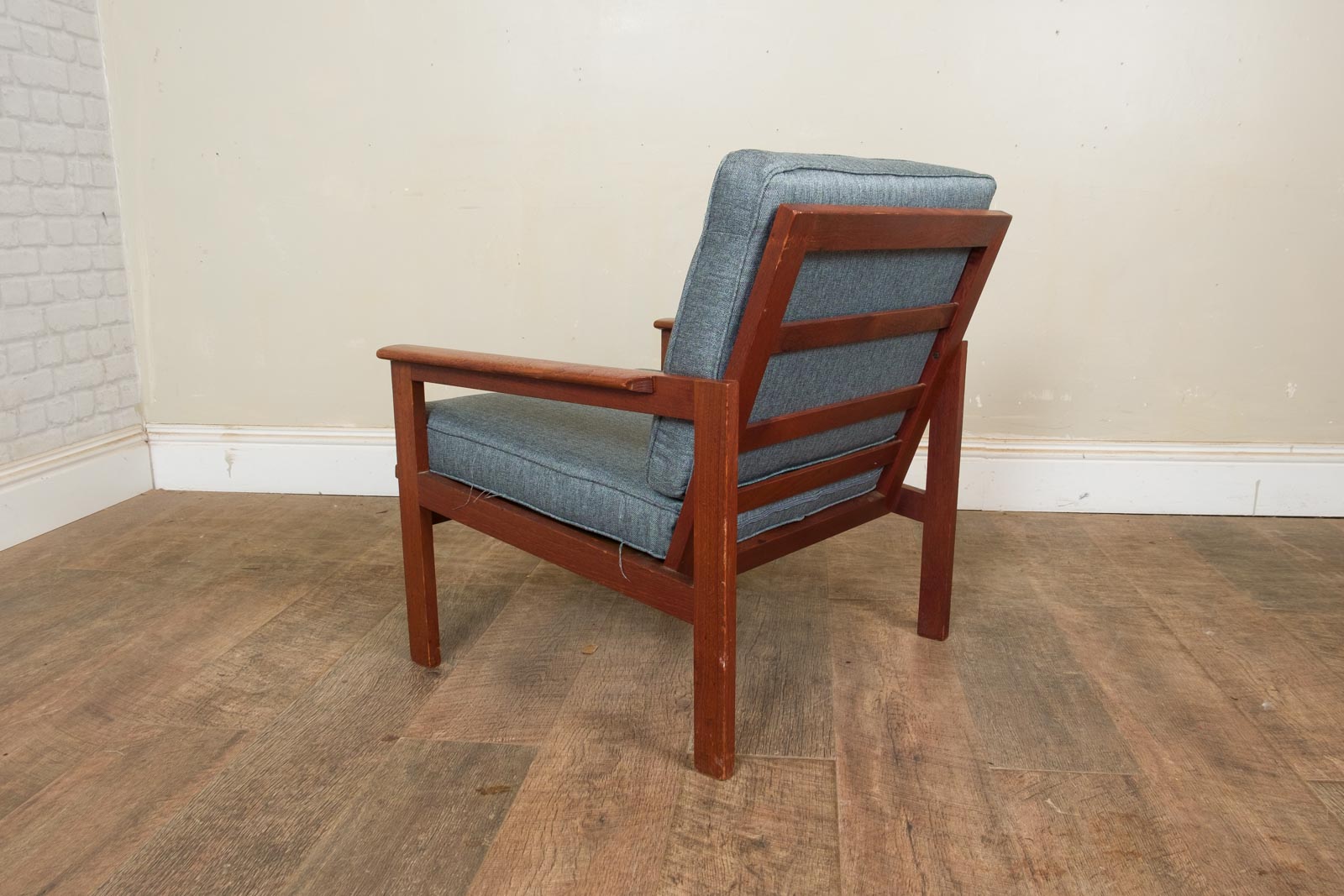 Pair of Danish Teak 'Capella' Lounge Chairs Armchairs by Illum Wikkelso