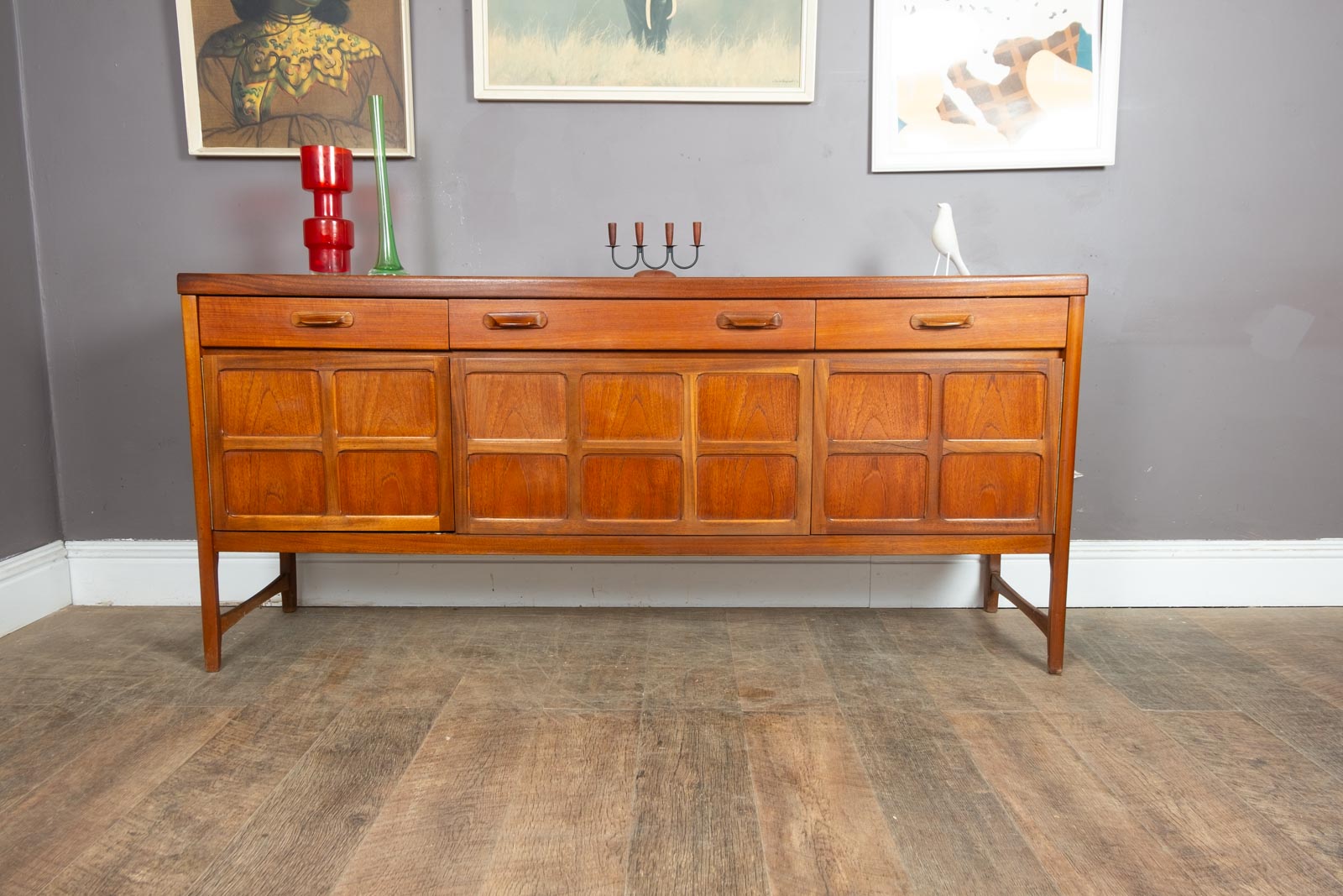 Vintage Mid Century Teak Sideboard by Nathan Furniture