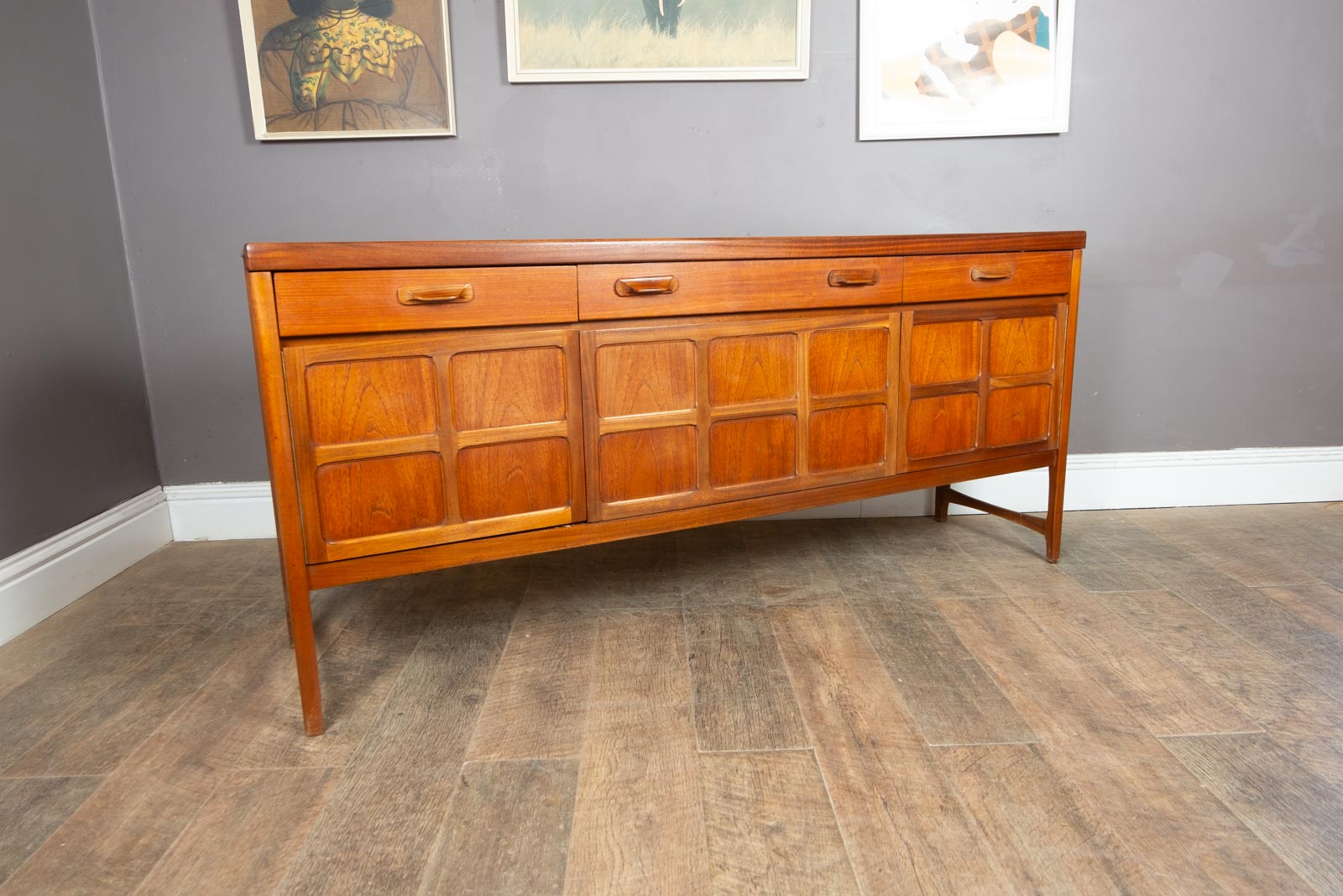 Vintage Mid Century Teak Sideboard by Nathan Furniture