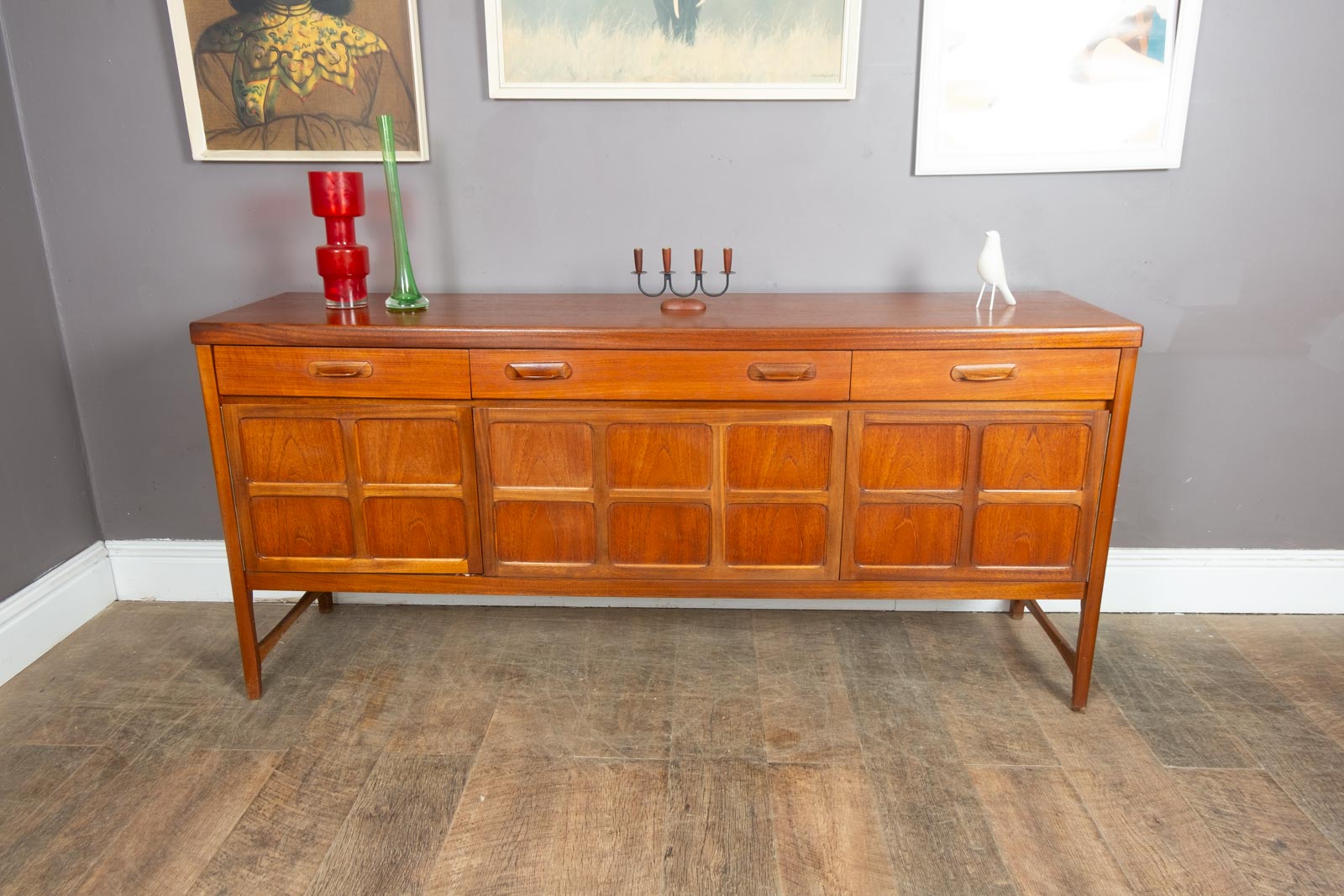 Vintage Mid Century Teak Sideboard by Nathan Furniture