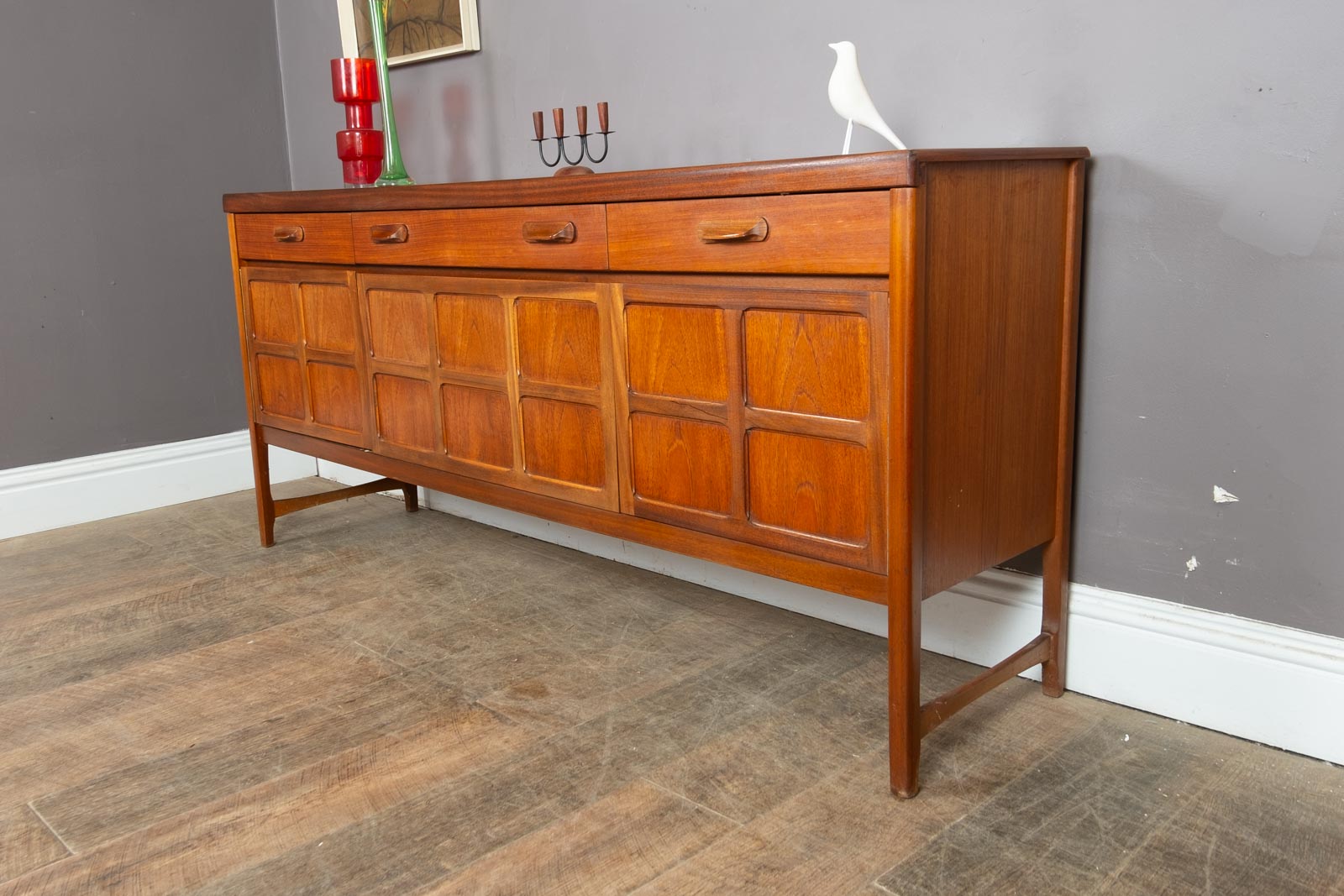 Vintage Mid Century Teak Sideboard by Nathan Furniture