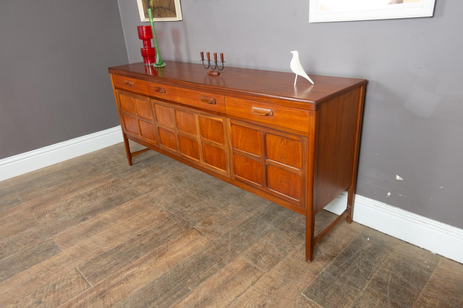 Vintage Mid Century Teak Sideboard by Nathan Furniture