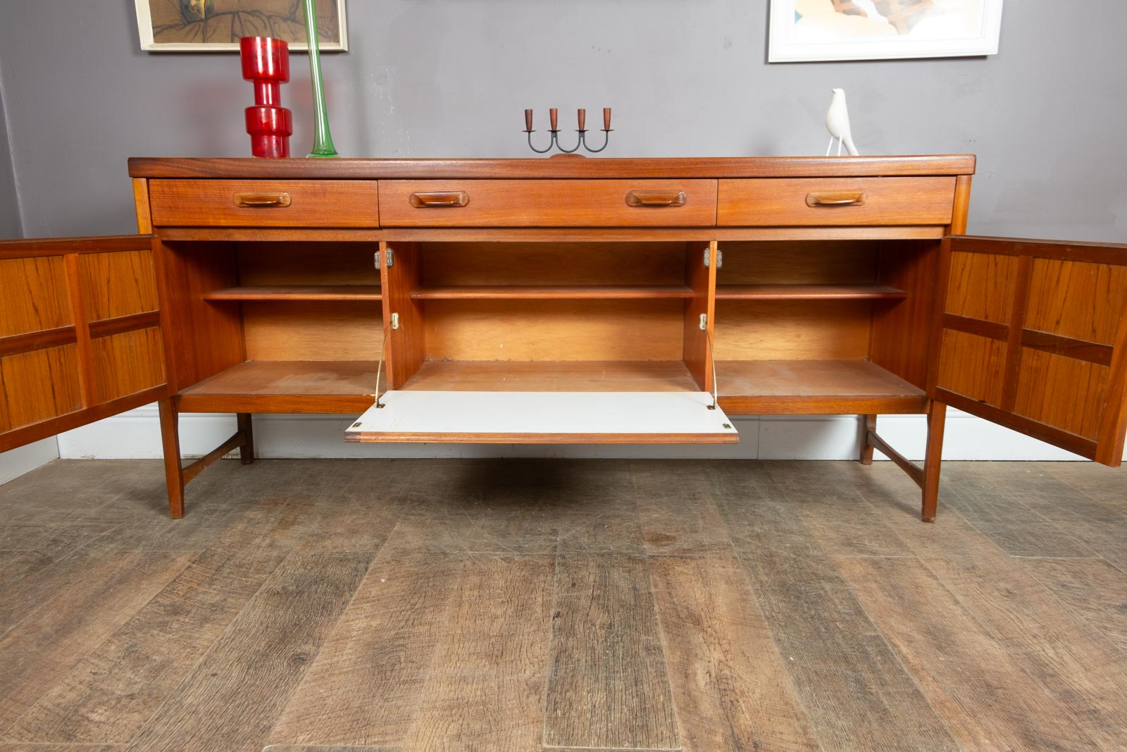 Vintage Mid Century Teak Sideboard by Nathan Furniture