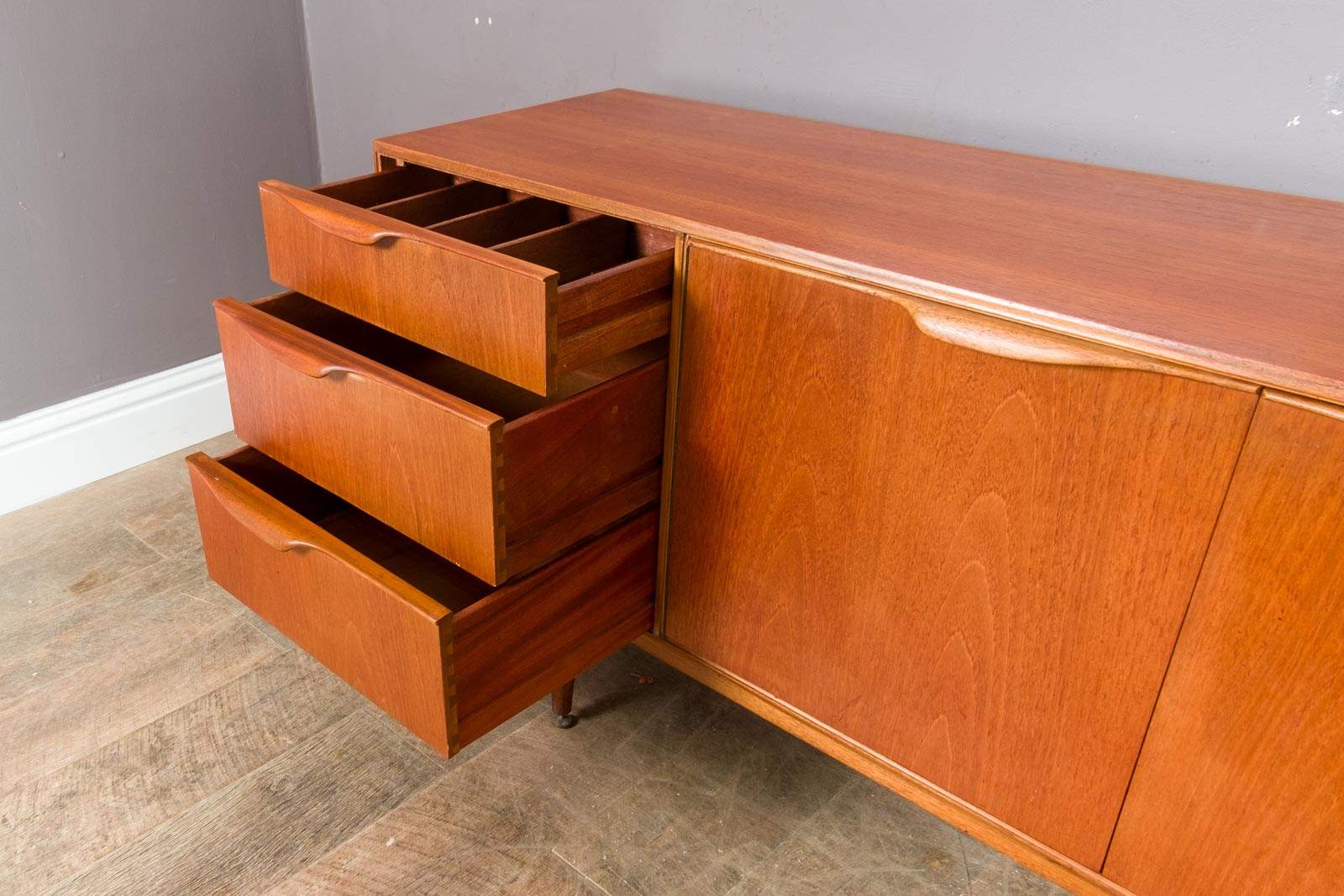 Vintage Retro Small Teak Dunvegan Sideboard by McIntosh
