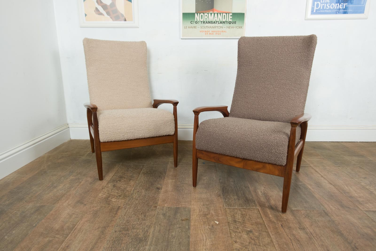 Vintage Mid Century Arm Chair by Greaves and Thomas