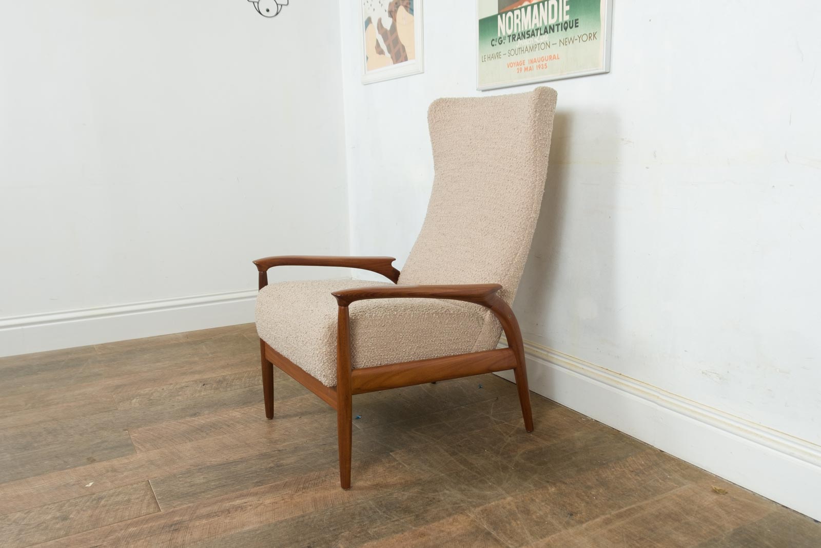 Vintage Mid Century Arm Chair by Greaves and Thomas