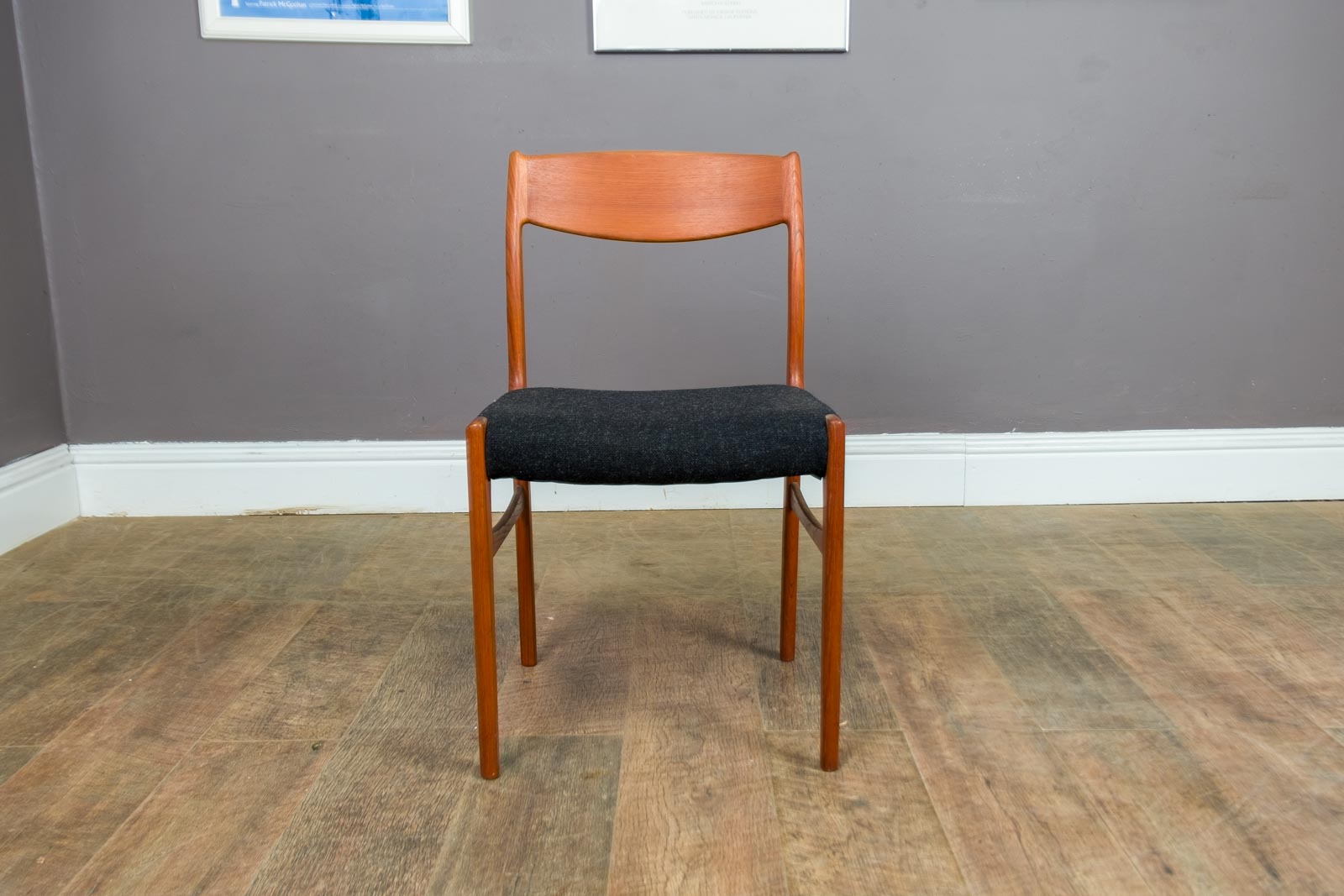 Set of 6 Mid Century Teak Dining Chairs by Glyngore