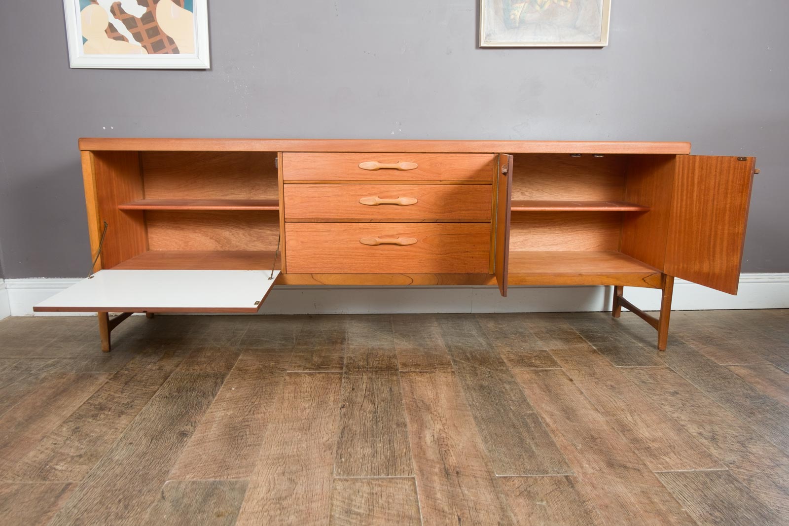 Vintage Retro Mid Century Teak Sideboard by Nathan Furniture