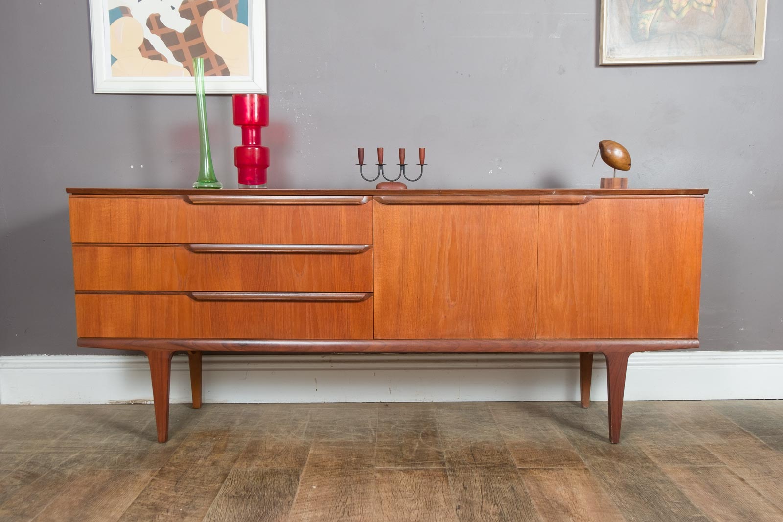 Vintage Retro Mid Century Teak Sideboard by Younger