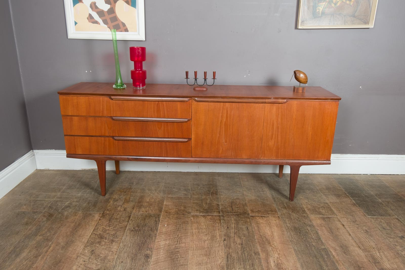 Vintage Retro Mid Century Teak Sideboard by Younger