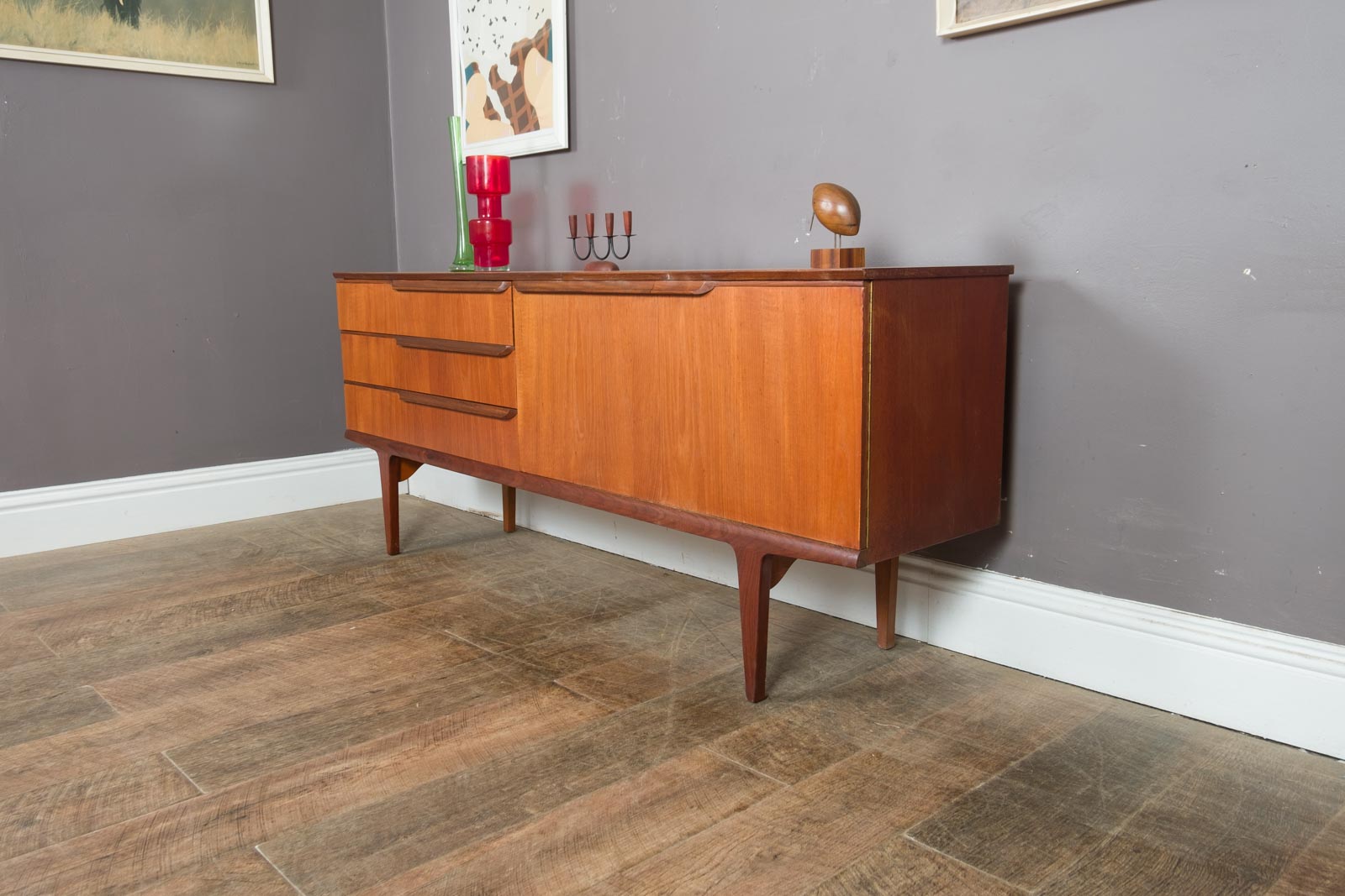 Vintage Retro Mid Century Teak Sideboard by Younger