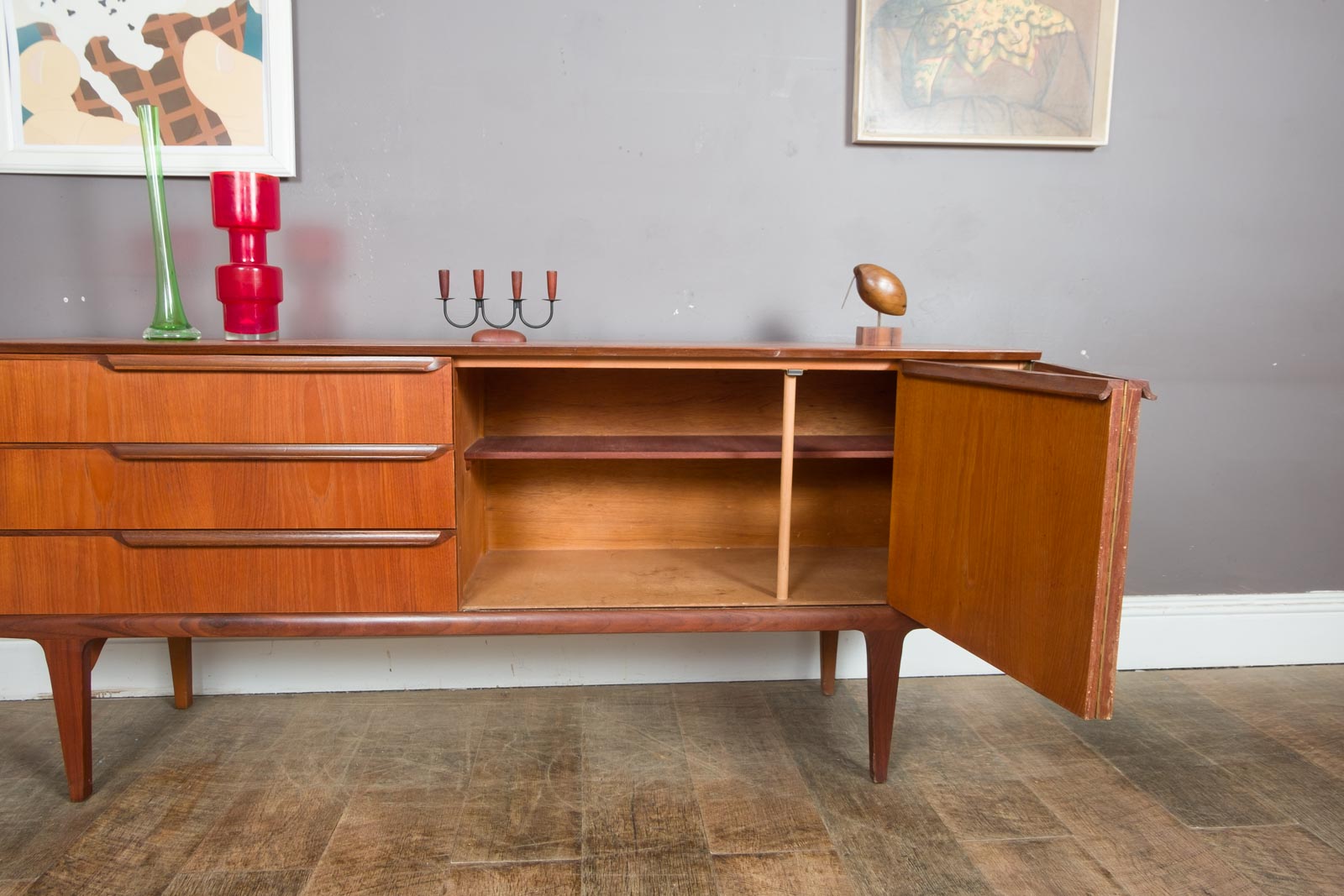 Vintage Retro Mid Century Teak Sideboard by Younger