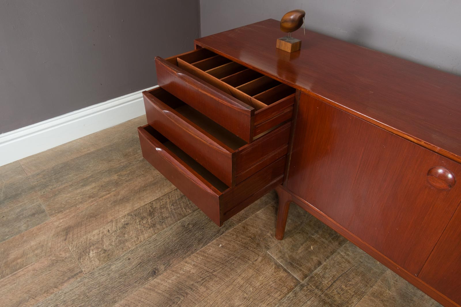 Vintage Retro Dark Teak Mid Century Sideboard by McIntosh