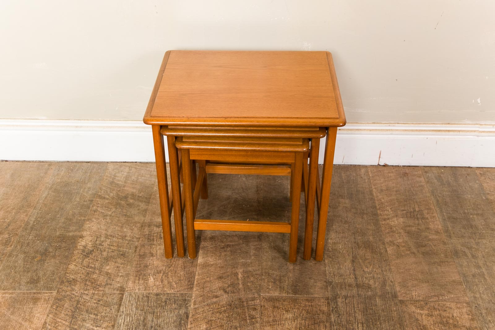 Mid Century Teak Nest of Tables by Stag