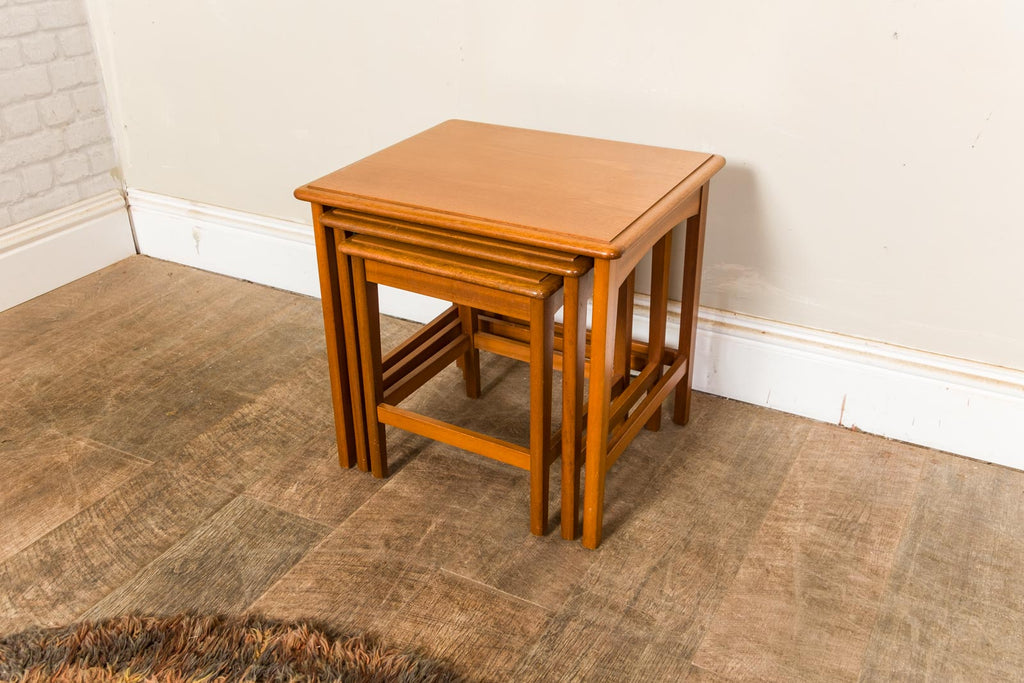 Mid Century Teak Nest of Tables by Stag