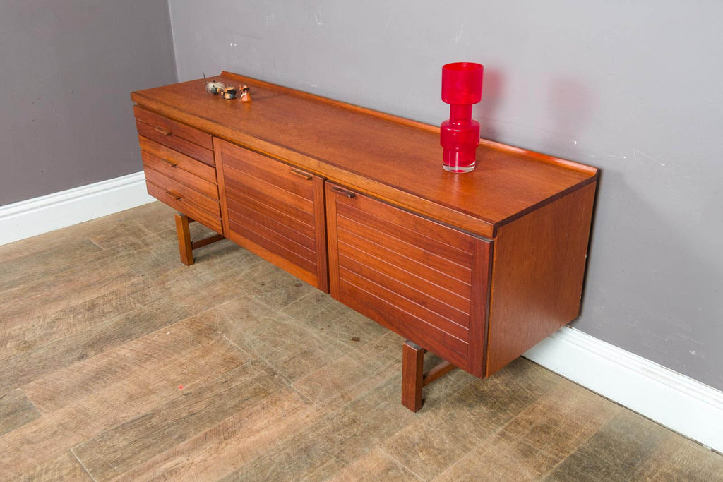 Vintage Retro Rare Dark Teak Mid Century Sideboard by White and Newton