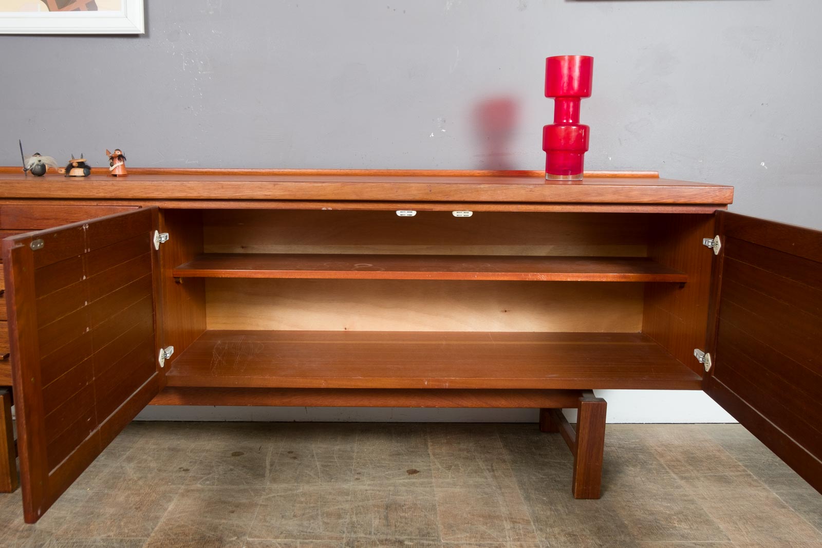 Vintage Retro Rare Dark Teak Mid Century Sideboard by White and Newton
